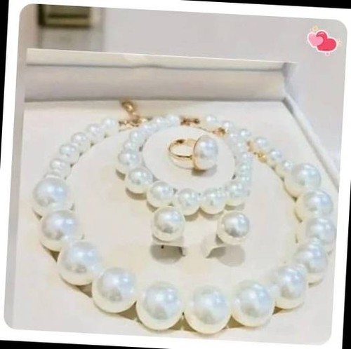 Promo parure perles nacrées - promo,