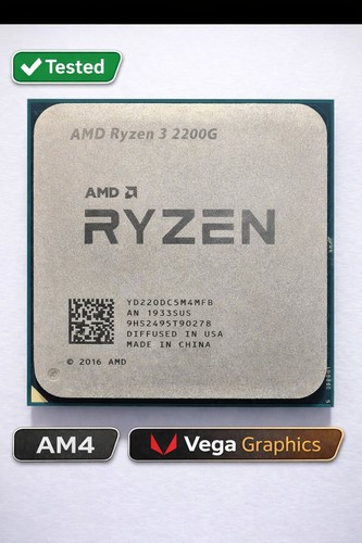 Amd ryzen 2200g cpu 5ghz - amd,
