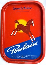 ANCIEN PLATEAU CHOCOLAT POULAIN GRAND ARÔME 32% DE CACAO