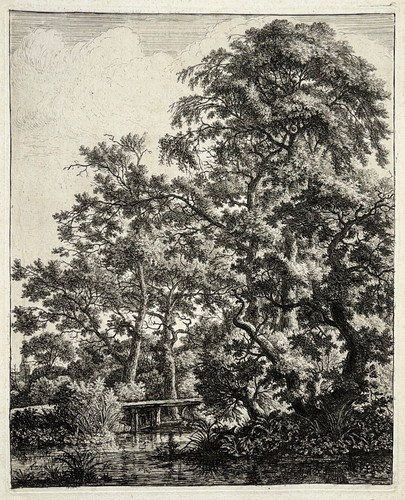 Petit pont ruisseau gravure - ruisseau,