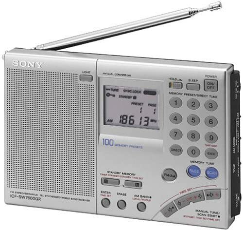 Sony icf sw7600gr - sony, am/fm