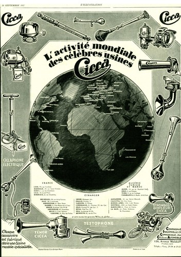 Publicité ancienne voitures