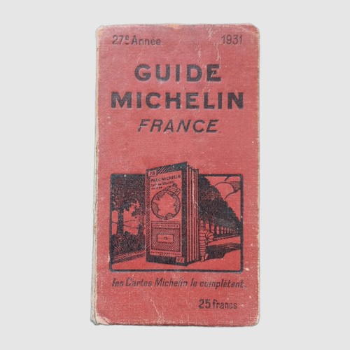 Guide michelin france - michelin, 1931