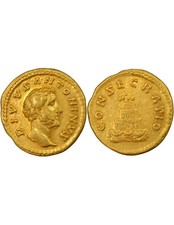 Rome Empire Antonin le Pieux - Aureus Or, Bûcher Funéraire - 161 / 162 Rome