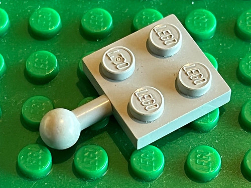 Lego oldgray light gray plate - lego,