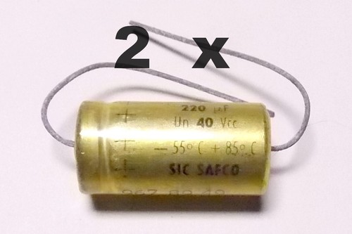 220µf 40v x 2 - ,