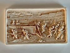 Bas relief péniche du