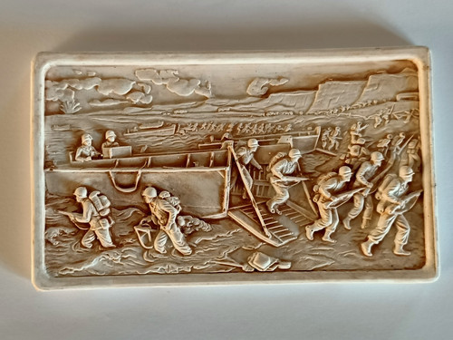Bas relief péniche - , du