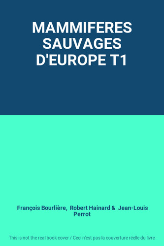 Mammiferes sauvages europe - mammiferes, d'europe
