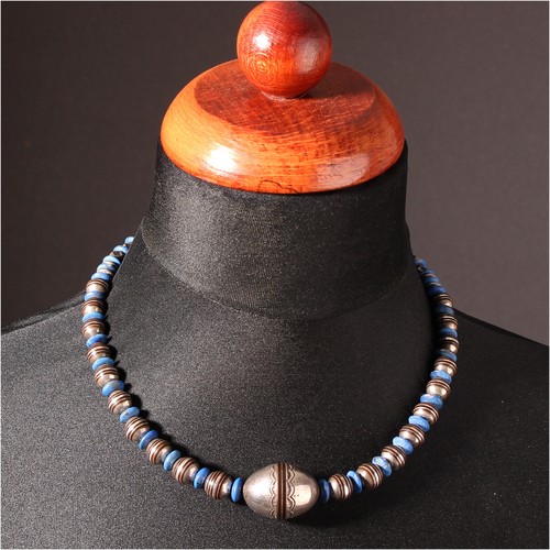 14033 collier tuareg argent - 14033,