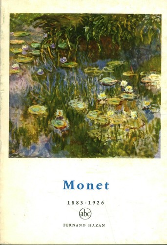 Livre peinture monet 1883 1926 - peinture, 1883-1926