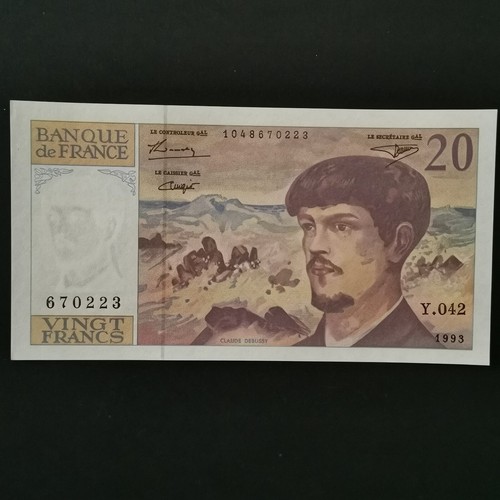 Billet francs debussy 1993 - francs,