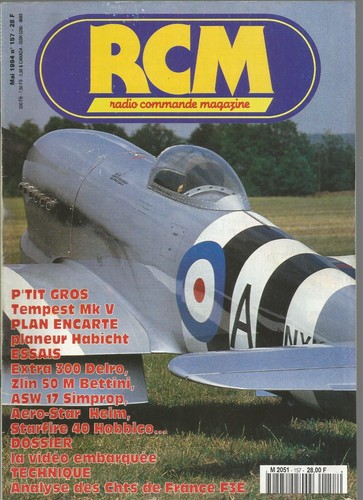Rcm 157 plan planeur - :,