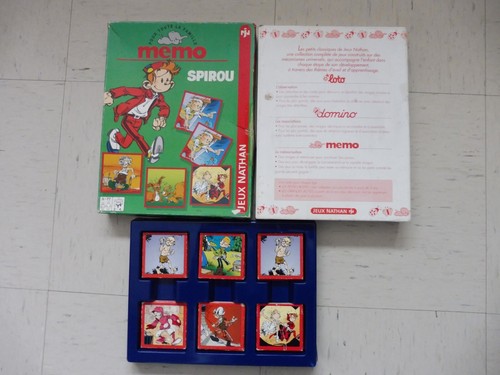 Jeu société mémo spirou - de,