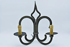 Anciennes appliques fer forgé ( Bel effet décoration vintage ) Vente de la paire