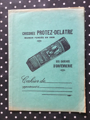 Vieux cahier publicitaire - vieux,