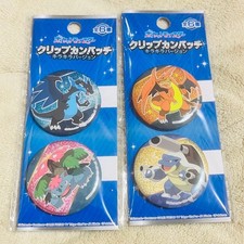 Pokémon Clip Can Badge Glitter Mega Charizard X & Y Venusaur Kamex Neuf