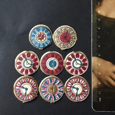 8 Chromos Cadrans Montre