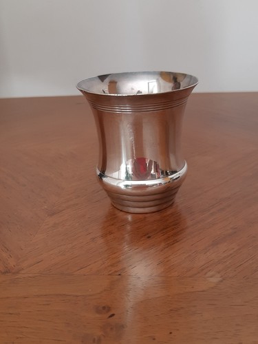 Timbale vintage metal blanc - timbale,