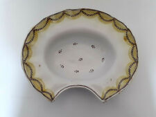 Nevers, Rouen.../ Plat à barbe bords chantournés - début XIX ème