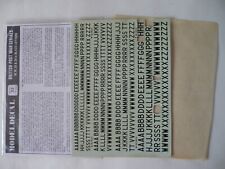 DECALCOMANIE MODELDECAL  POUR MAQUETTE AVION 1/72  LETTRES  RAF POST WWII WAR