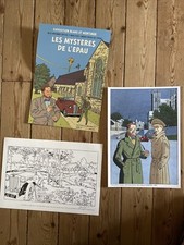 Black & Mortimer-Ex-libris signé-Van Dongen-Sente-Berserik-Format 21/29-BD.