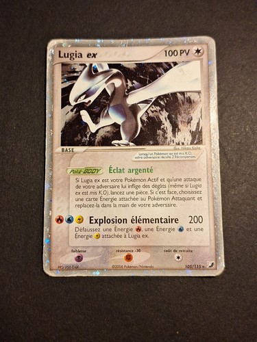 Carte pokémon lugia - pokémon, ex