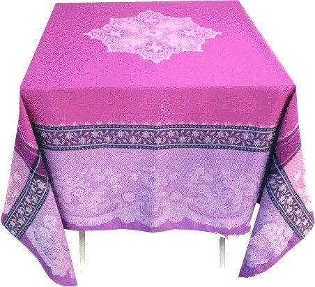 Nappe jacquard traitée