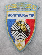 Patch Moniteur de tir, police nationale urbaine, collection,