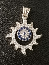 Ancien Pendentif Zirconiums