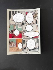 Rare cromalin Liberatore planche essai couleurs curiosa érotisme impression