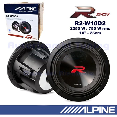 Subwoofer alpine w10d2 - alpine, r2-w10d2