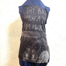 Ann Demeulemeester x Jim Dine Apron Top Spring 2000 Runway Rare
