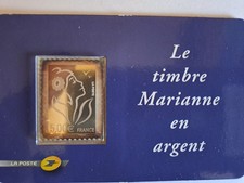 8 Timbres Marianne en argent