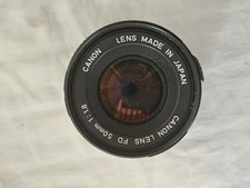 Canon Lens FD 50 mm 1: 1,8