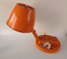 ANCIEN SECHE CHEVEUX CASQUE DE TABLE MARQUE CALOR ORANGE VINTAGE ANNEES 1960