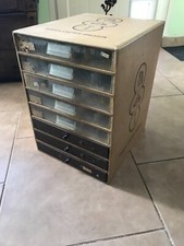 ANCIENNE BOITE COUTURE MERCERIE THIRIEZ CARTIER BRESSON 8 TIROIRS XXème