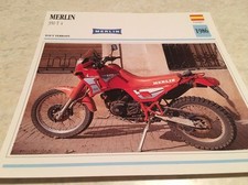 Carte moto Merlin 350 T4 1986 collection Atlas Espagne
