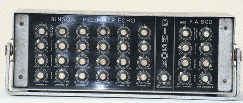 Binson pre mixer echo - binson,