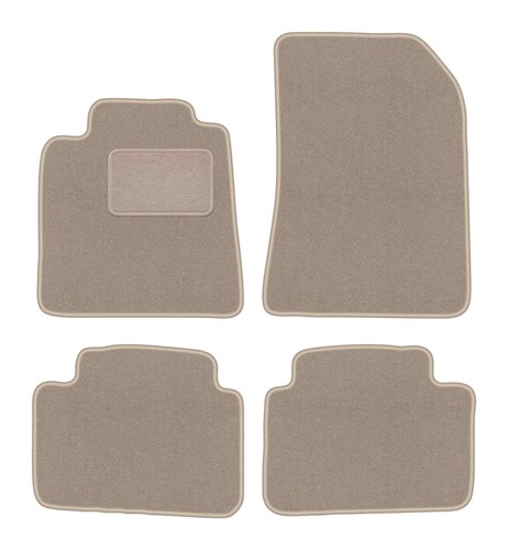 Tapis sol velours beige - tapis,