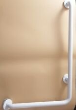 DELABIE BARRE PMR ou personne handicapée en L coté gauche blanc D32 réf 5070GE2W