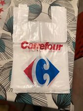 ancien sachet sac plastique de course Supermarché Carrefour