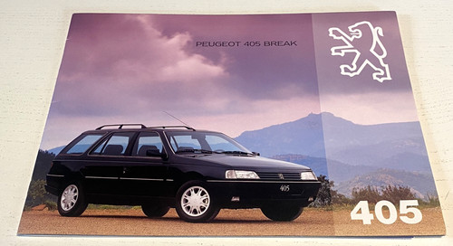 Brochure vente peugeot 405 - de,