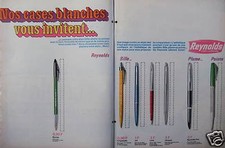 PUBLICITÉ STYLO REYNOLDS