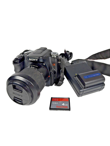 Sony alpha a100 2mp - sony,