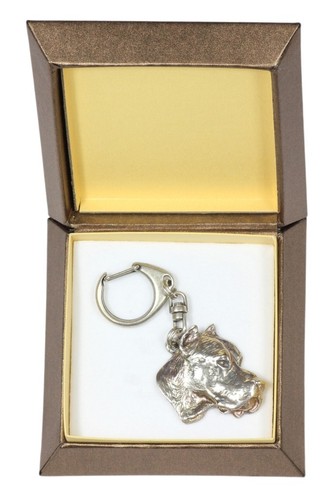 Dogue argentin porte clés - dogue,