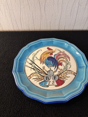 French revolution plate emaux - french,