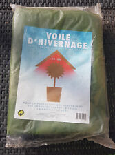 Voile d'hivernage vert pour