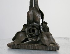 PIED de LAMPE FER FORGÉ