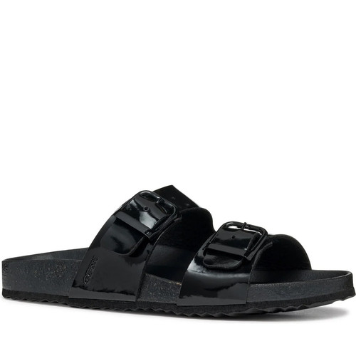 Geox slippers black - geox,